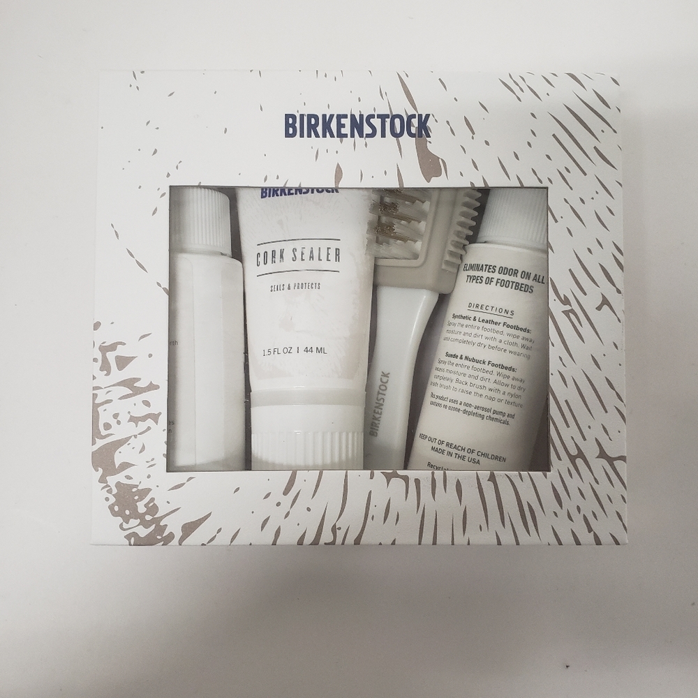 Birkenstock deluxe shoe care kit brand new in box